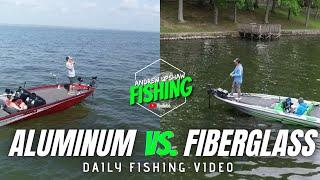 Aluminum vs. Fiberglass…Which Bass Boat is Best for You Drone View Ep. 84