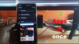 Open Two 2 Apps on screen at once Split Screen Galaxy S10