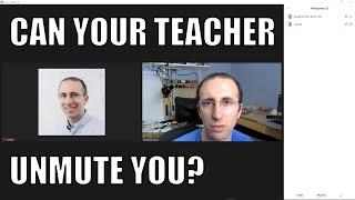 Can Your Teacher Unmute You in Zoom?