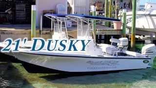 21 Dusky for rent at Bluewave Boat Rental in Marsh Harbour Abaco