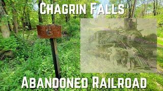 An Abandoned Railroad Branch Line in Chagrin Falls Ohio