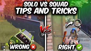 Solo Vs Squad Tips And Tricks For Bgmi 