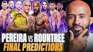 PEREIRA vs ROUNTREE FINAL PREDICTIONS  WHO WINS POATAN vs ROUNTREE?