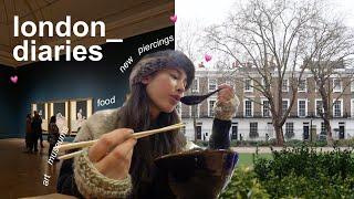 a solo date in london  art food & getting new piercings   ad