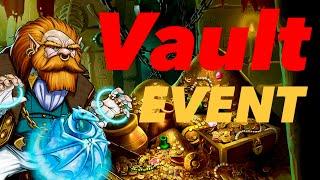 Crisp Purpose Gems of War Vault Event Day 1 Vault Key Hunting