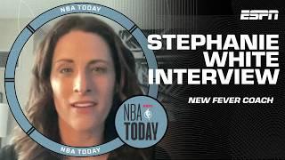 Stephanie White told me shes very excited to coach Caitlin Clark & the Indiana Fever  NBA Today