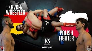 Kavkaz Wrestler vs Polish MMA Power MMA Fight Cagefight