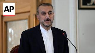 Irans Foreign Minister Hossein Amirabdollahian killed in helicopter crash alongside president