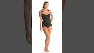 Pez Dor Maternity Montego Bay Pin Spot Jacquard One Piece Swimsuit  SwimOutlet.com