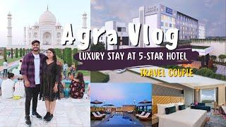 Taj Mahal and Luxury Stay at 5 Star Hotel Grand Mercure Agra  Travel VlogCrystal Sarovar Premiere