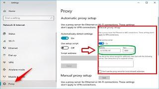 How To Setup & Manage Proxy Server Settings in Windows 10  PROXY SERVER Settings in Google Chrome