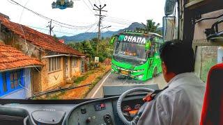 EXTREMELY EXPERIENCED & SKILLED KSRTC VOLVO BUS DRIVING through GHAT roads of OOTY