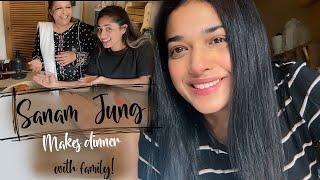 Sanam Jung Cooks with her Family 