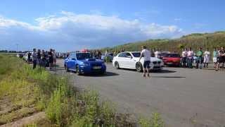 BMW M5 F10 vs Subaru WRX STi