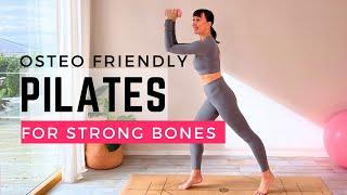 Standing Pilates Workout with Optional Weights to Strengthen Legs Hips and Back Osteoporosis Safe