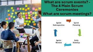 What are scrum events? The 4 Main Scrum Ceremonies - What are scrum meetings?