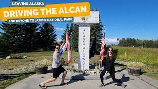 Leaving Alaska - Driving the Alcan Highway and heading to Jasper National Park in Alberta