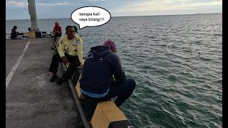 lagi asik mancing disamperin sama security