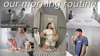 CRAZY morning routine @ OUR NEW HOUSE