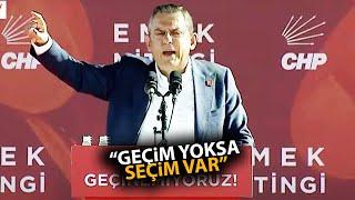 Özgür Özel erken seçim için parolayı verdi Geçim yoksa seçim var