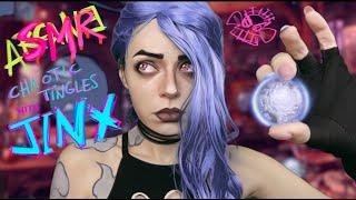 ASMR  CHAOTIC Tingles with JINX  Arcane Roleplay - Tapping  Binaural  Effects