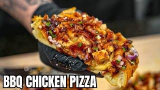 How To Make BBQ Chicken Pizza On Garlic Bread