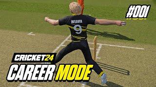 CRICKET 24  CAREER MODE #1  CLUB CRICKET DEBUT