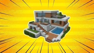 How to make a Modern House in Minecraft ll Very Easy