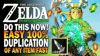 New Item Duplication Glitch IS SO EASY Infinite Money In Zelda Tears Of The Kingdom