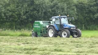 New Holland TM140 with McHale F550 baler