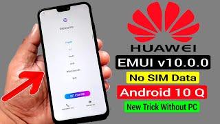 Honor 8X JSN-L42 Google AccountFRP Bypass No SIM Data EMUI v10.0.0 ANDROID 10 Without PC