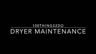Dryer Maintenance   SD 480p