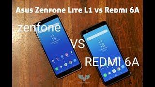 ASUS ZenFone Lite L1 vs Xiaomi Redmi 6A Comparison - Specs Camera Features