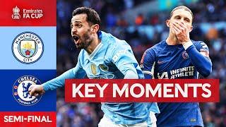 Manchester City v Chelsea  Key Moments  Semi-Final  Emirates FA Cup 2023-24