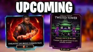 MK Mobile. UPCOMING Challenges Packs and TWISTED TOWER September 2024