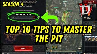 Diablo 4 Season 4 TOP 10 TIPS to MASTER THE PIT