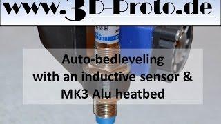 Auto bedleveling with MK3 Alu heatbed and SMD thermistor on reprap 3D printer  by 3D-Proto