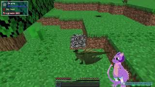 The start of a blocky dragon adventure Tylra plays Modded Minecraft