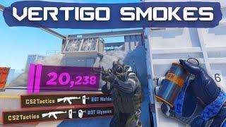 CS2 Vertigo - ALL Essential SMOKE Grenade Lineups