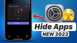 Hide Apps on iPhone - NEW 2023