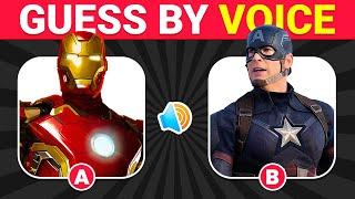 Guess The Marvel Characters By Their Voice  Marvel Quiz