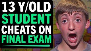 13 Year Old Student Cheats On His Final Exam Instantly Regrets It