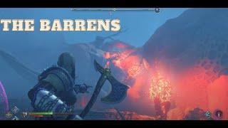 The Barrens Glowing Red Hive Vines Sacks Legendary Chest easy - God of War Ragnarok