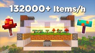 Minecraft Cheapest Fastest Fungus Farm  FULL Tutorial