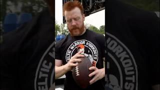 Sheamus shows off his football skills with the help of @detroitlionsnfl 