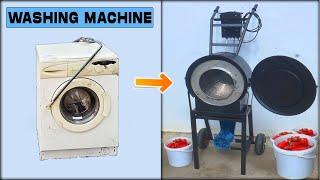 DO NOT THROW THE OLD WASHING MACHINE   * awesome idea * NEVER SEEN BEFORE