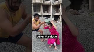 before marriage vs after marriage  shorts  vj pawan singh