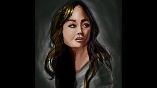 Summer Glau Speed Paint