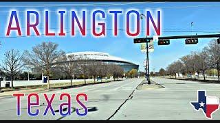 4K Arlington Texas - DFW Metro - Driving Tour