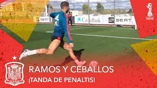 ¡Ramos y Ceballos se retan en una tanda de penaltis